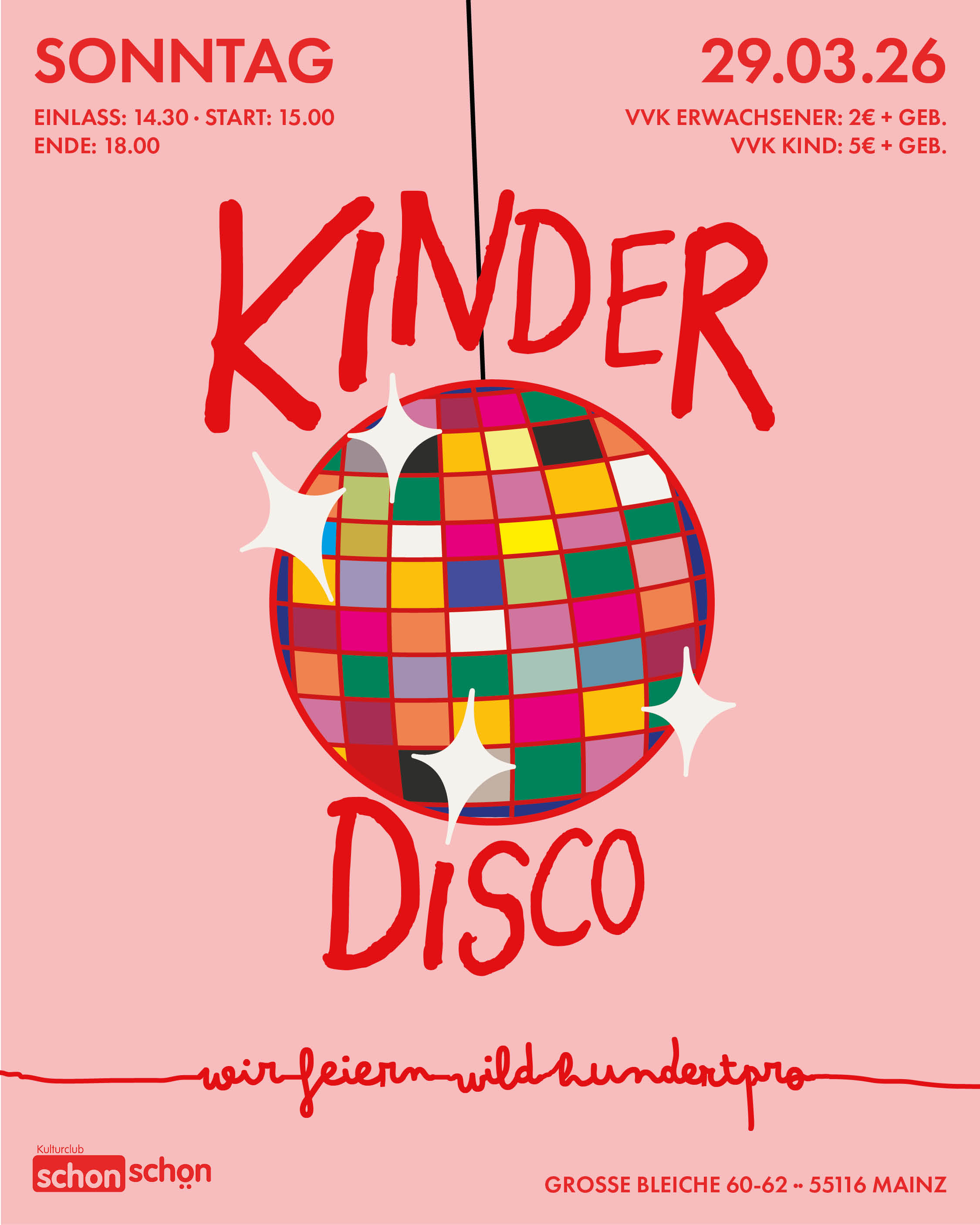 Veranstaltungsbild für Kinderdisco 